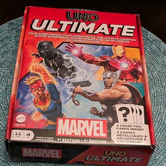G1 MARVEL Uno Ultimate Marvel Card Game Premium 1st Edition - Picture 1 of 9